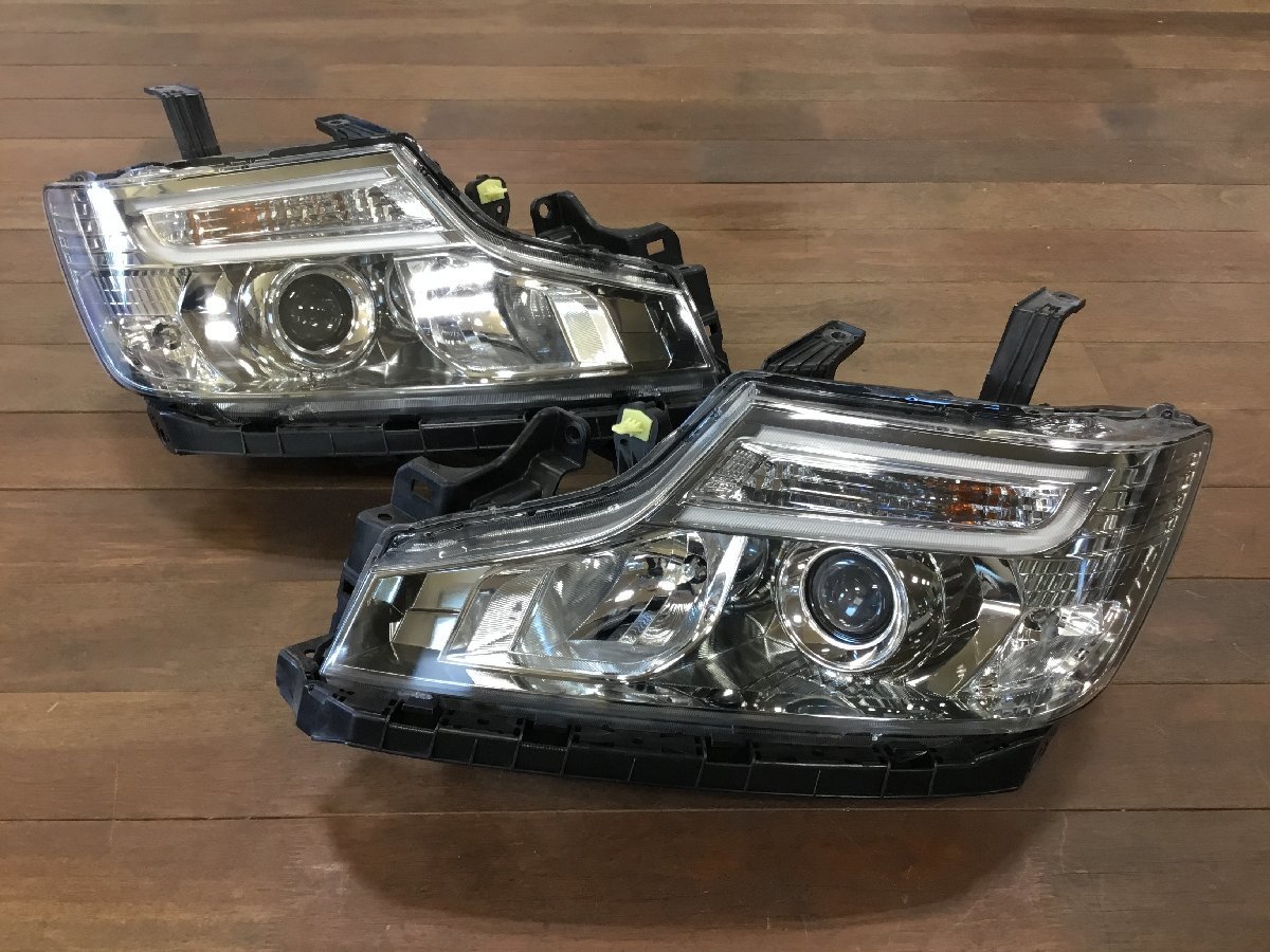 RK5 ステップワゴン S 後期 純正 ヘッドライト 左右セット HID KOITO 