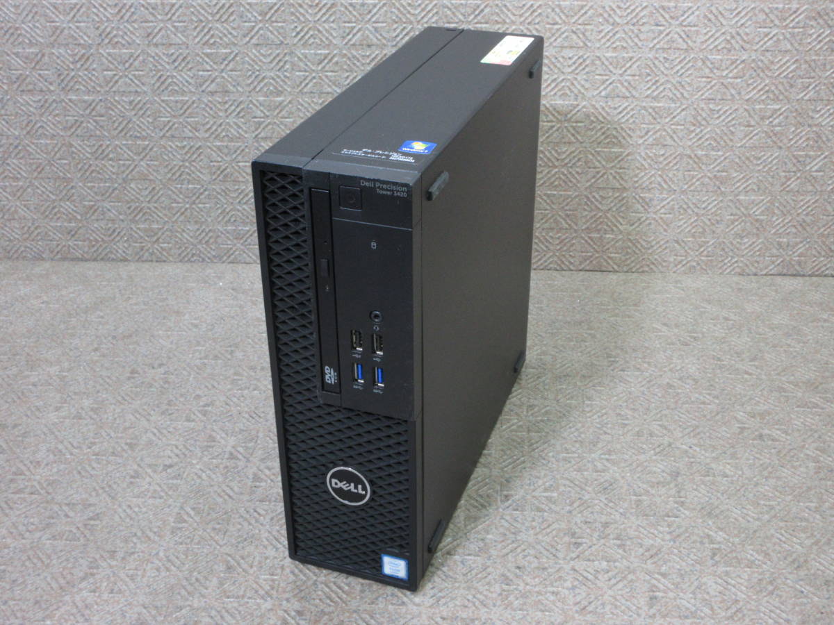 DELL Precision 3420 Workstation / Xeon E3-1225v5 3.30GHz / SSD 512GB / 16GB / Quadro k420 / Win10 / No.S132