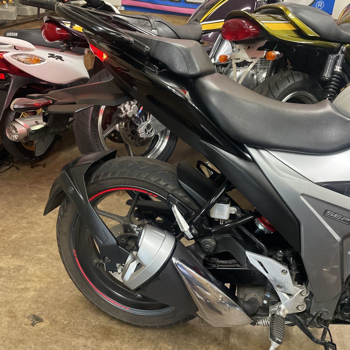 ジクサー150 | ジクサー 0 22Racing バイクマフラー 2BK-ED13N メーターバイザーロング ED22B 2020年 ED13N ジクサー250 バイクの中古が安い!激安で譲ります・無料で 新車 スズキ 二輪車