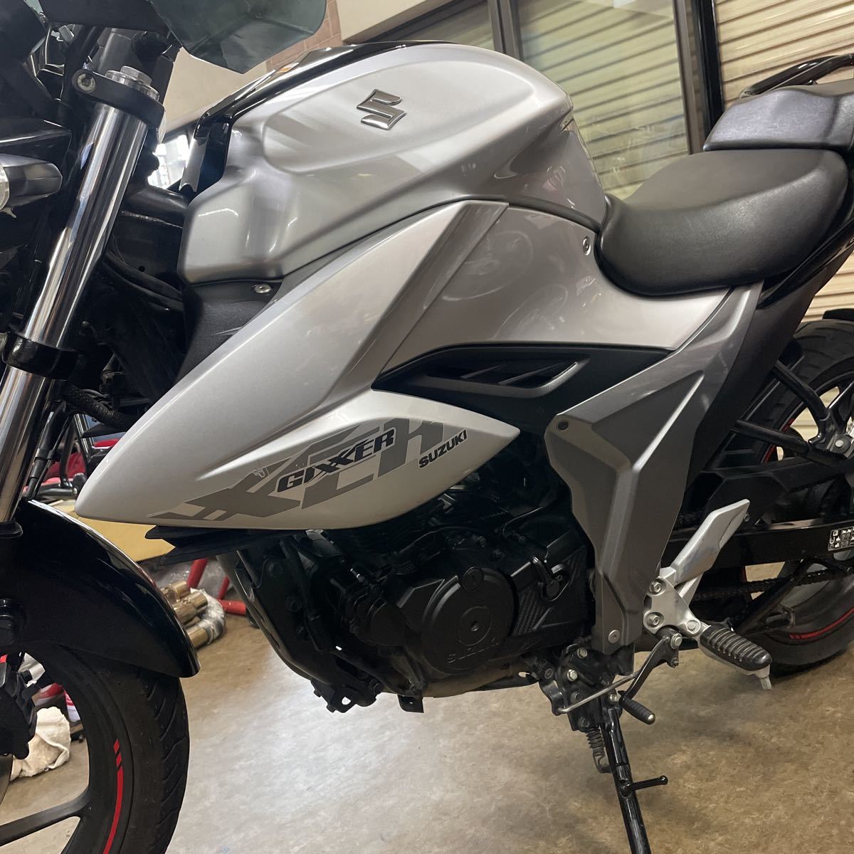 ジクサー150 | ジクサー 0 22Racing バイクマフラー 2BK-ED13N メーターバイザーロング ED22B 2020年 ED13N ジクサー250 バイクの中古が安い!激安で譲ります・無料で 新車 スズキ 二輪車