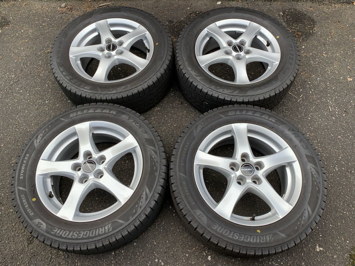 希少売切】BORBETアルミホイール☆VW・アウディ等☆16インチ☆6.5J