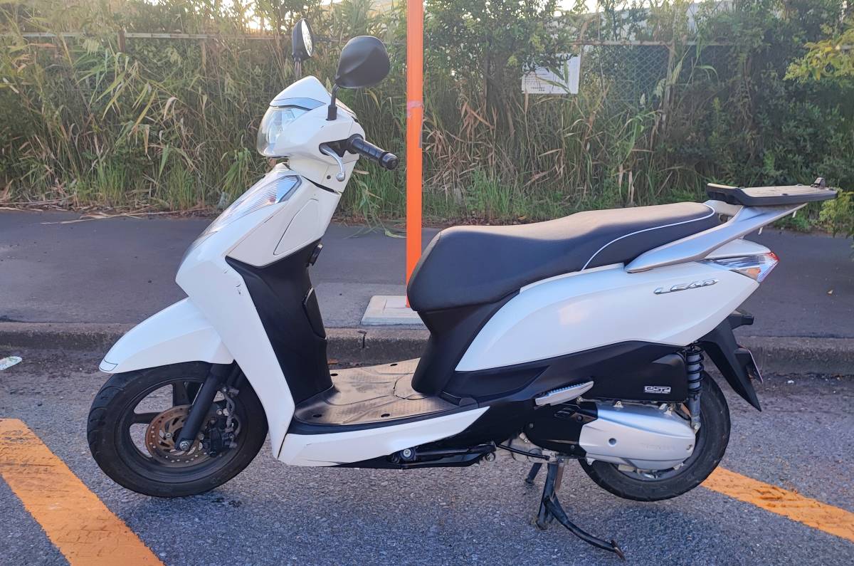 ホンダ リード125 JF45 自賠責7年10月 オイル交換済 LEDヘッドライト 