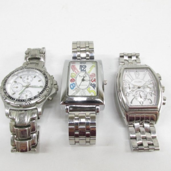 ☆着物10☆ 1円 ELGIN/DIESEL/D&G/EMPORIO ARMANI/他 腕時計 メンズ