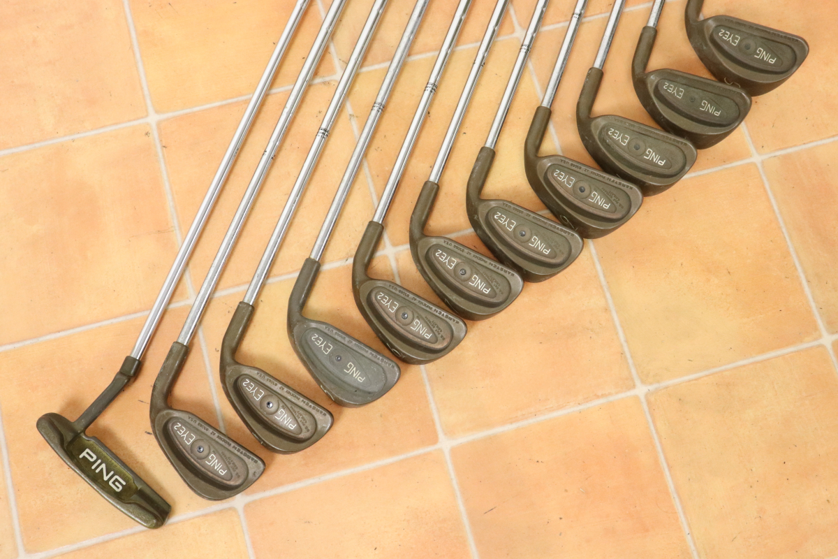 PING EYE2 アイアンセット 3-9 SW9本 PING EYE2 ピン アイ2 右利き用 アイアン 3-9 W L S まとめ パター ZZ