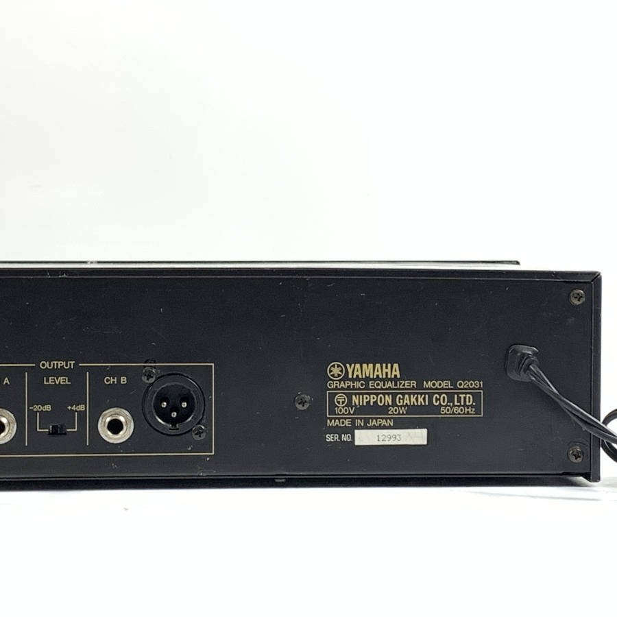YAMAHA Q2031 ヤマハ グラフィックイコライザー☆現状品【TB】 【公式