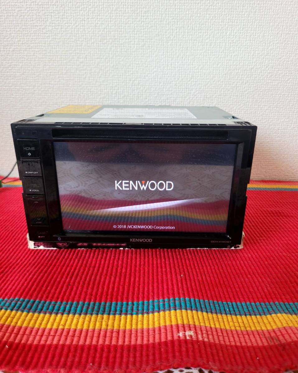 中古 ケンウッド DDX4190BT CD/DVD/Bluetooth ディスプレイオーディオ
