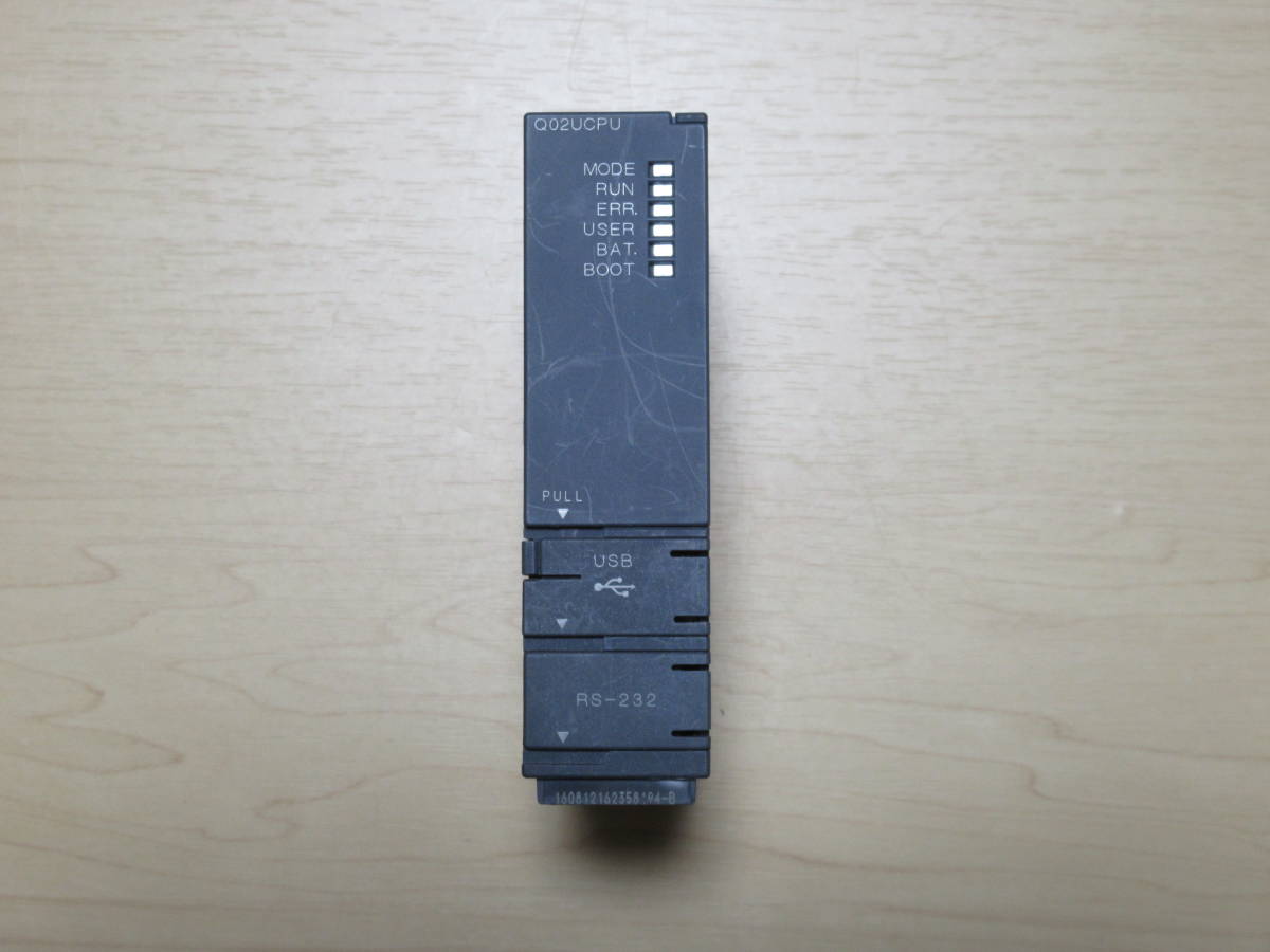 三菱電機 シーケンサ CPUユニット Q02UCPU PCメモリクリア済み