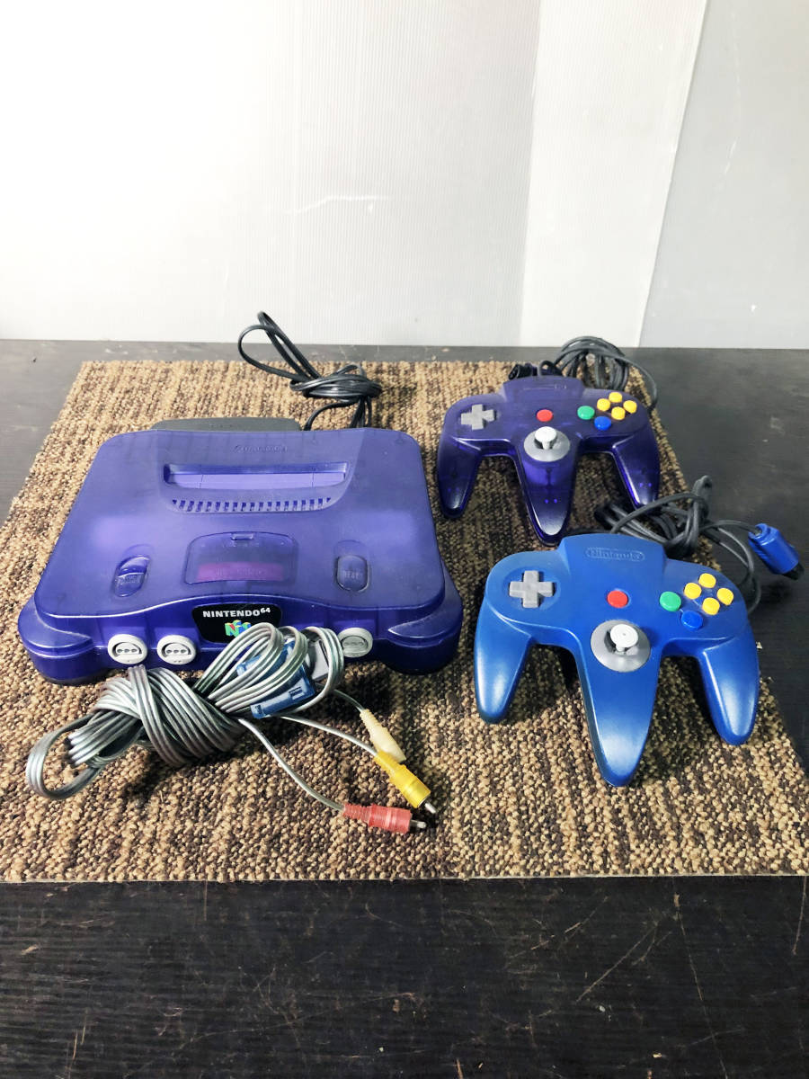 ◎★ 中古★任天堂 ニンテンドー64 ミッドナイトブルー (トイザラス限定カラー)【NUS-001(JPN)】CC7N