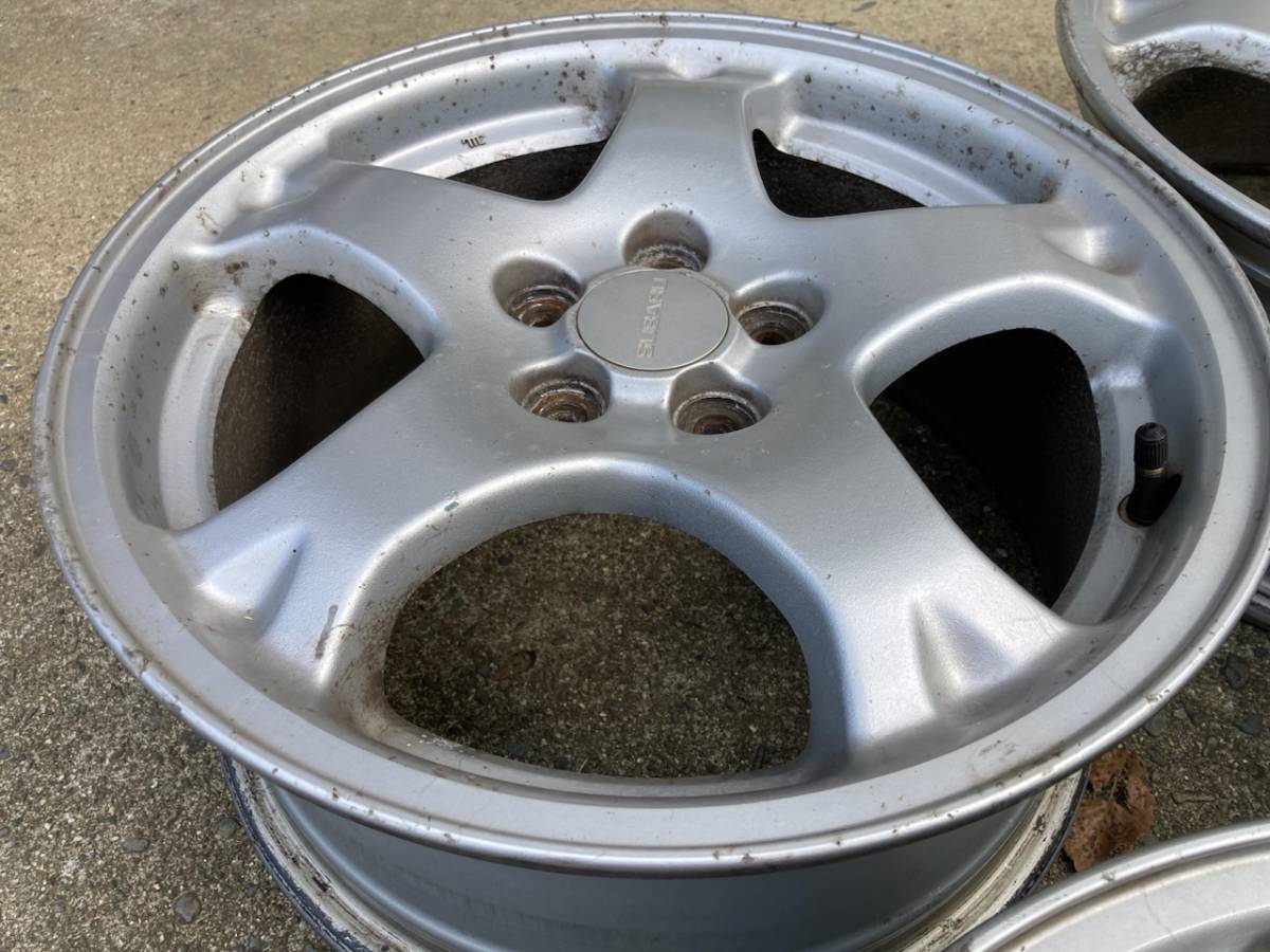 スバル GC8/GF8 インプレッサ 純正アルミ 16×7JJ＋53 5穴 PCD100 4本セット 傷 汚れ 多め インプレッサ | GC8 16インチ ホイール 鍛造