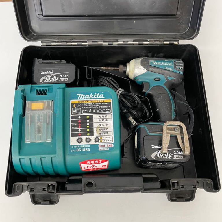 マキタ 充電式インパクトドライバ14.4V TD132DRFX*バッテリー2 マキタ 充電式インパクトドライバ14.4V TD132DRFX*バッテリー2