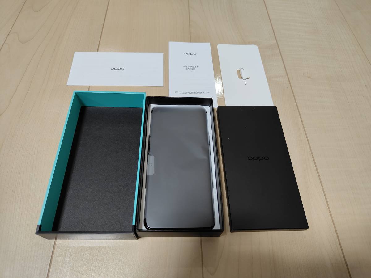 超美品/SIMフリー版/OPPO Reno5 A/シルバーブラック/CPH2199/Dual-SIM