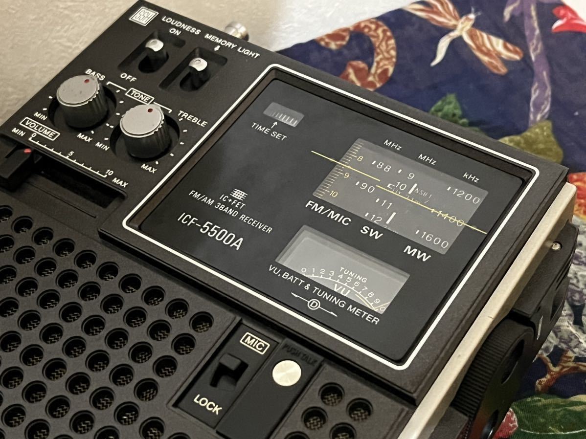 SONY スカイセンサー ICF-5500A 昭和レトロ 知ってる？52年前のラジオ