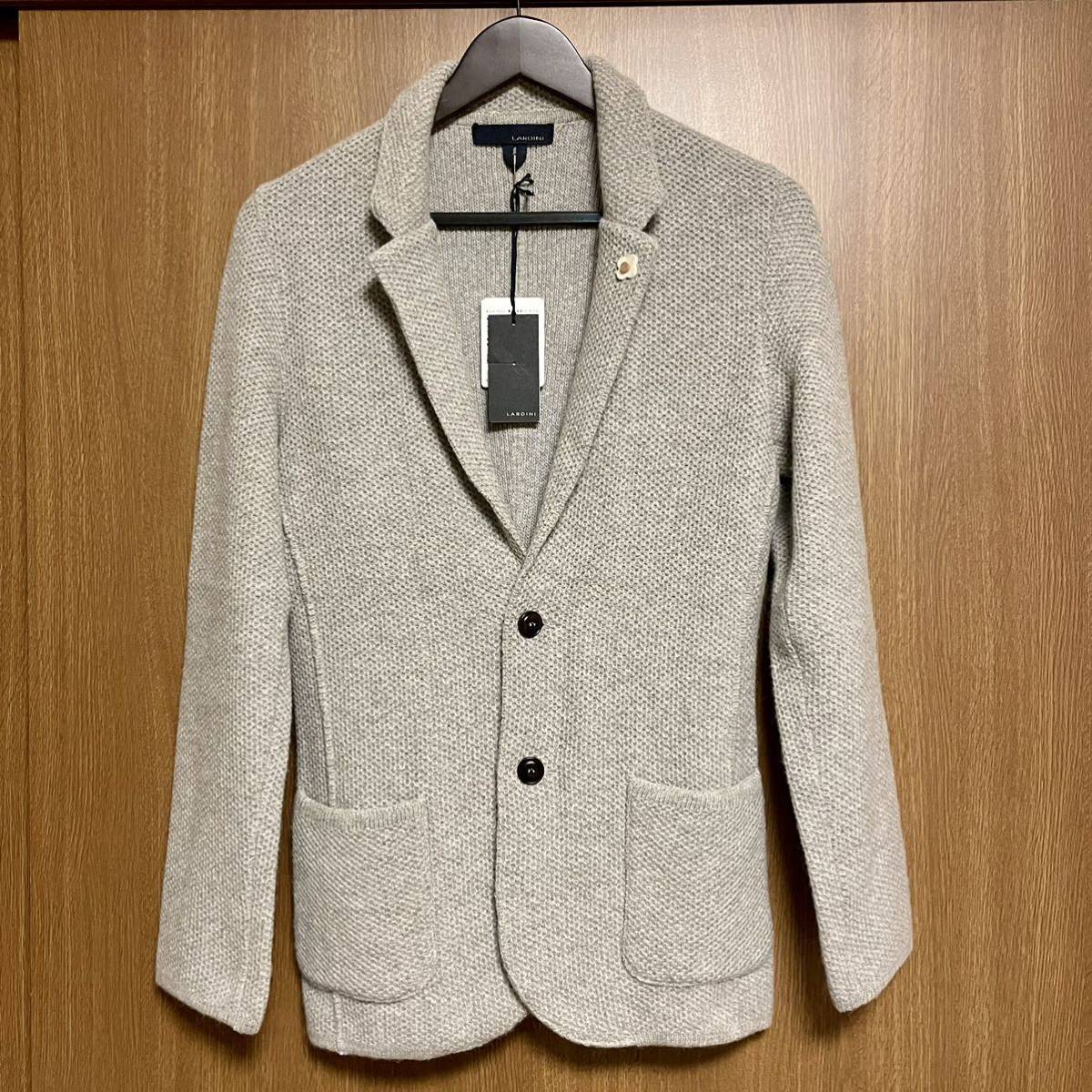 新品未使用 タグ付き ラルディーニ LARDINI ニットジャケット