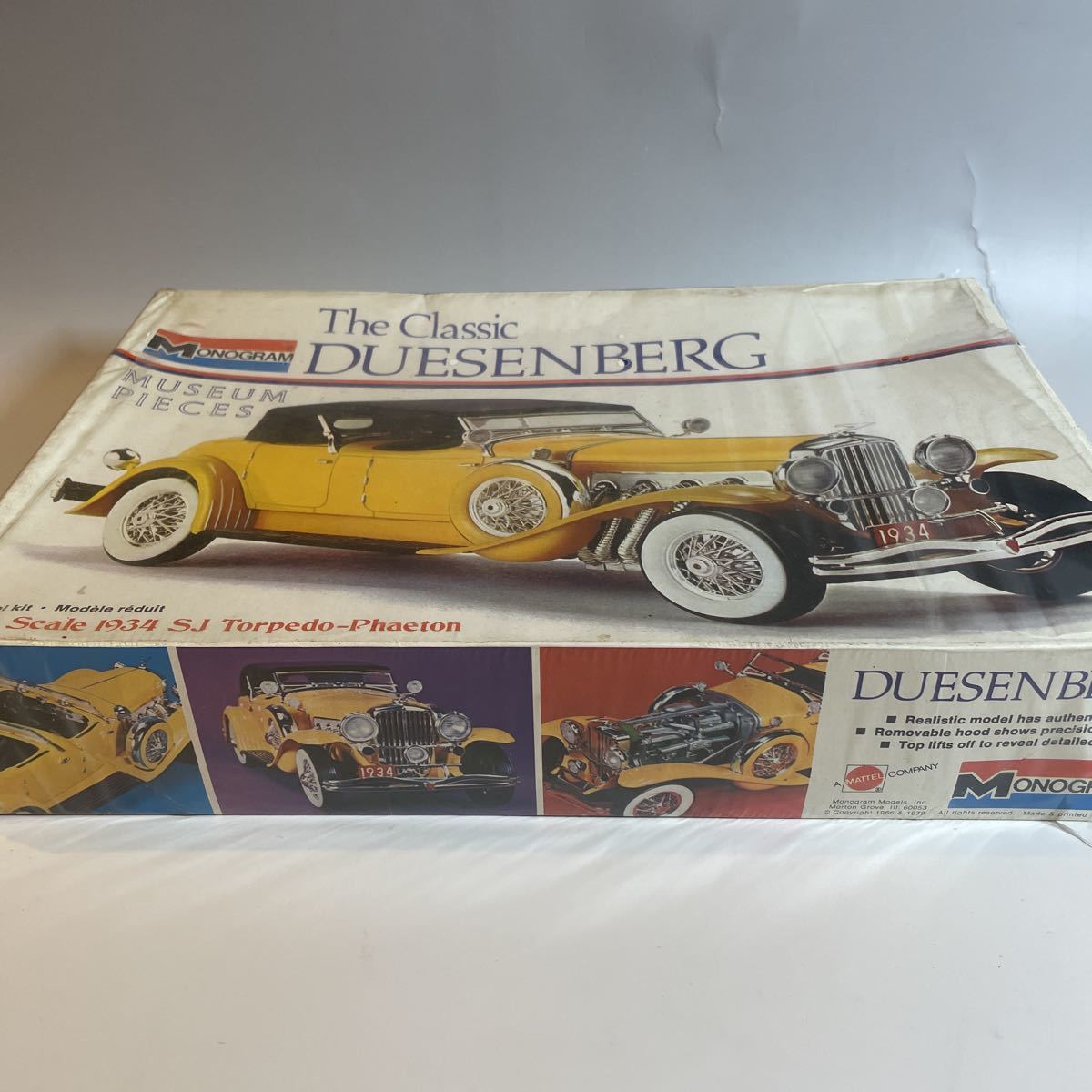 モノグラム 1/24 デューセンバーグ・モデルSJ 未組立品 希少 絶版