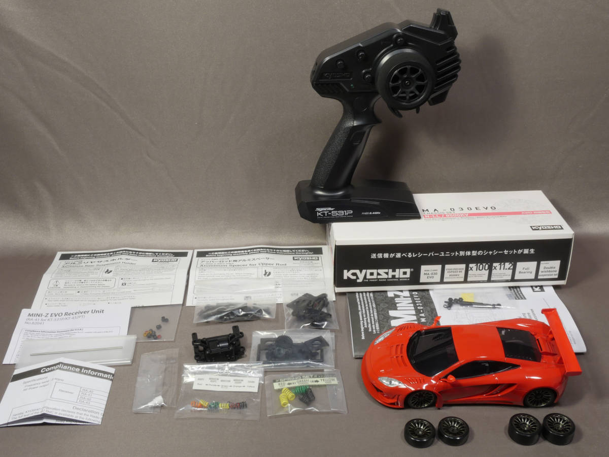 京商 ミニッツ AWD MA-030EVO McLaren 12C GT3 KT-531P 送信機
