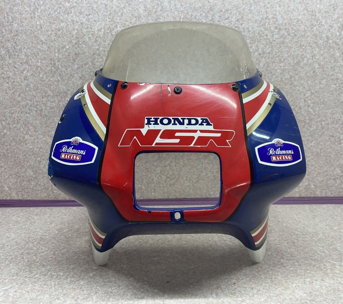 NSR50 前期型で使用 純正 ロスマンズ アッパーカウル AC10 NSR80 