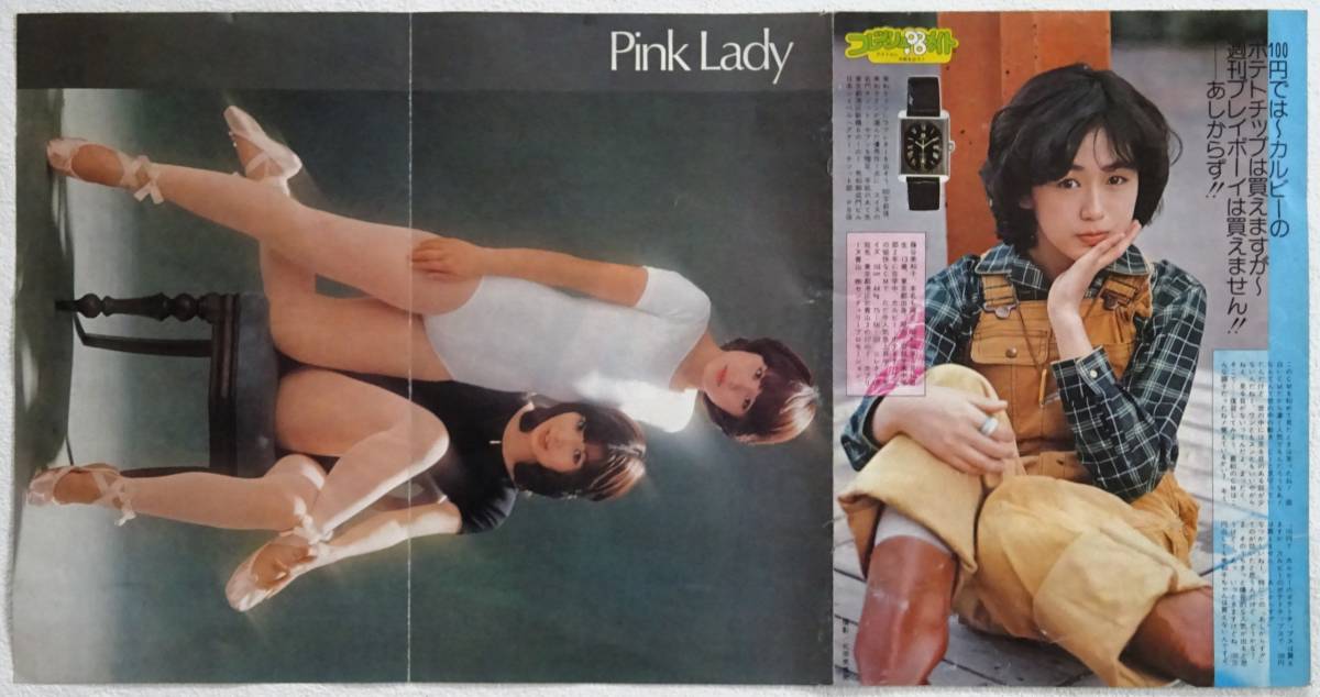 ◇切り抜き[ピンクレディ・藤谷美和子]ピンップポスター◇プレイボーイ