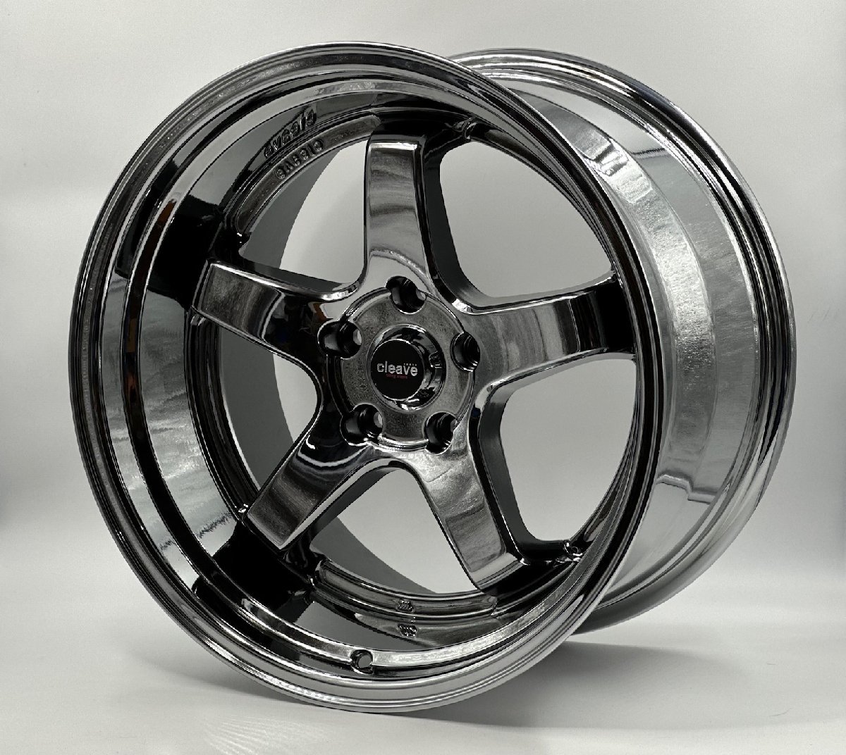 CLEAVE RACING FL53 18x10.5J +15 5H-114.3 SMC 4本セット 新色(5穴 