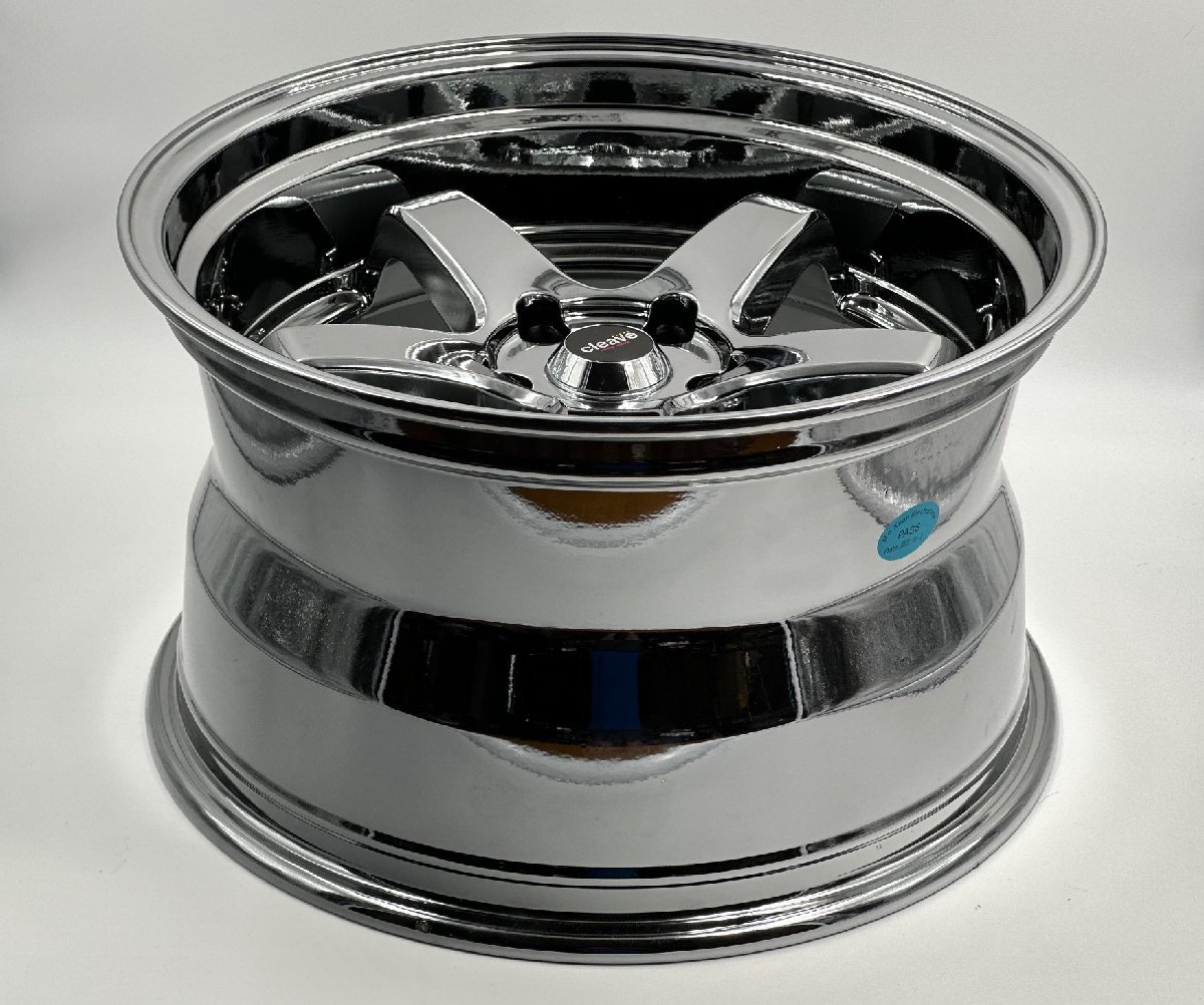 CLEAVE RACING FL53 18x10.5J +15 5H-114.3 SMC 4本セット 新色(5穴 