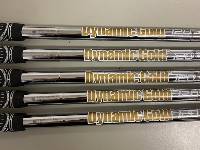 ◆ダイナミックゴールド120◆Dynamic GOLD 120◆S200◆#6~Pw◆5本セット