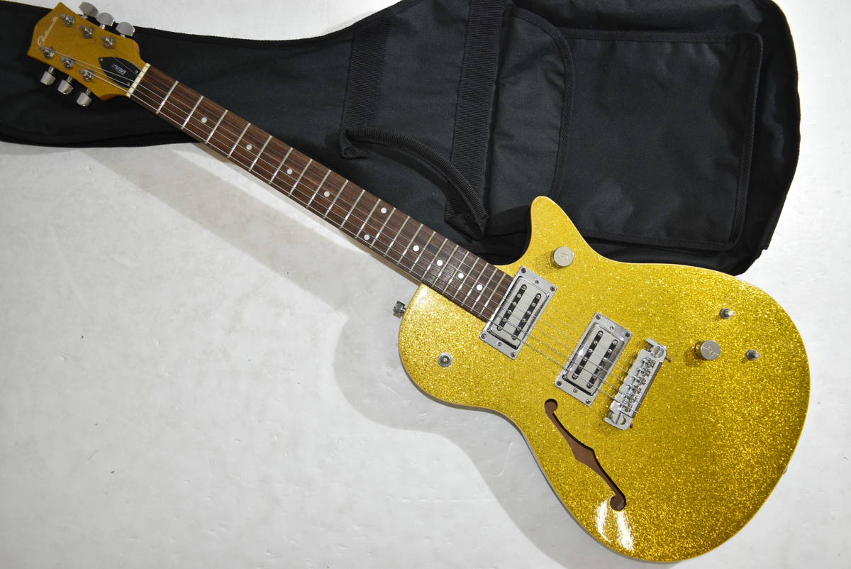 47C 【佐川ラージ220着払い】【中古品】 GRETSCH G1629 JetGoldSparkle グレッチ セミホロウ エレキギター ギター 本体 ゴールド