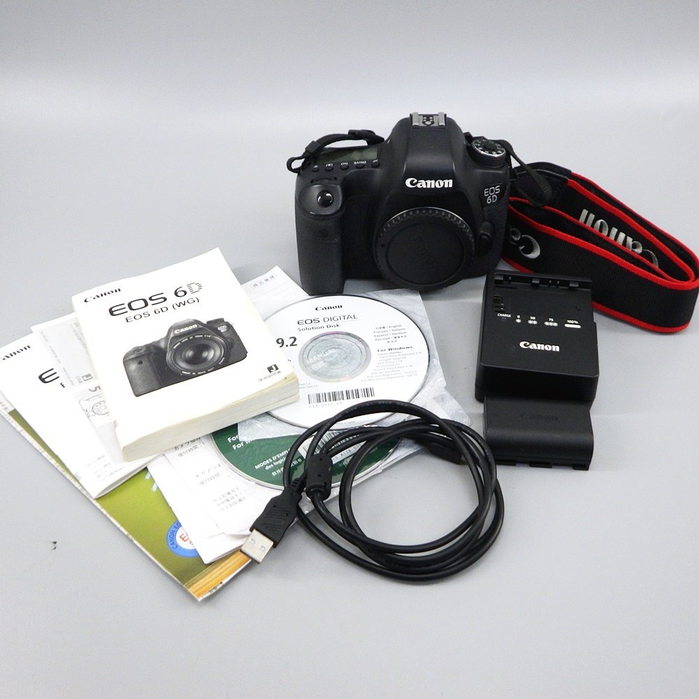 1円～ ※通電確認済み 現状品 Canon キヤノン EOS 6D 本体 付属品有り デジタル一眼レフ カメラ 238-2193132【O商品】