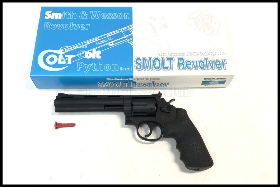 東京)タナカ S&W スモルトリボルバー HW 6インチ ver.3 ガスリボルバー