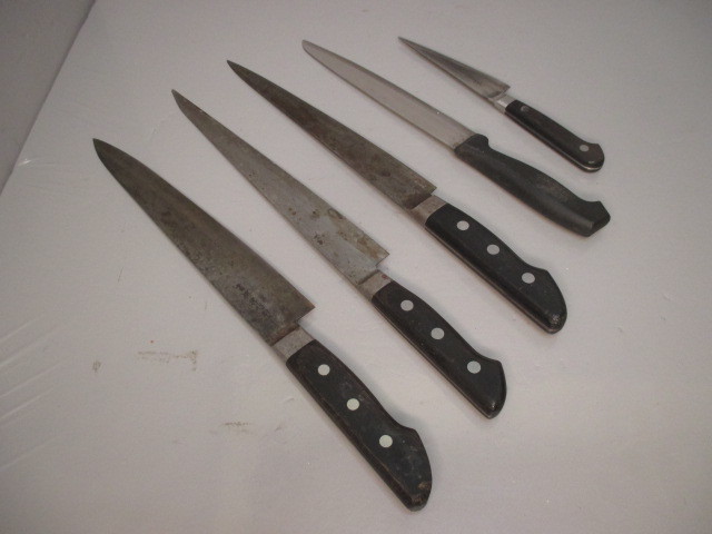 USED☆包丁☆色々5本セット 料理包丁 堺孝行 MASASHIGE Misono 堺 孝行