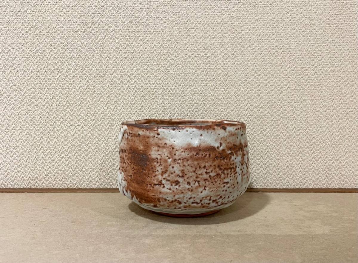 十三代 山口小左衛門 志野盃 共箱 共布 十三代 山口小左衛門 志野盃 共