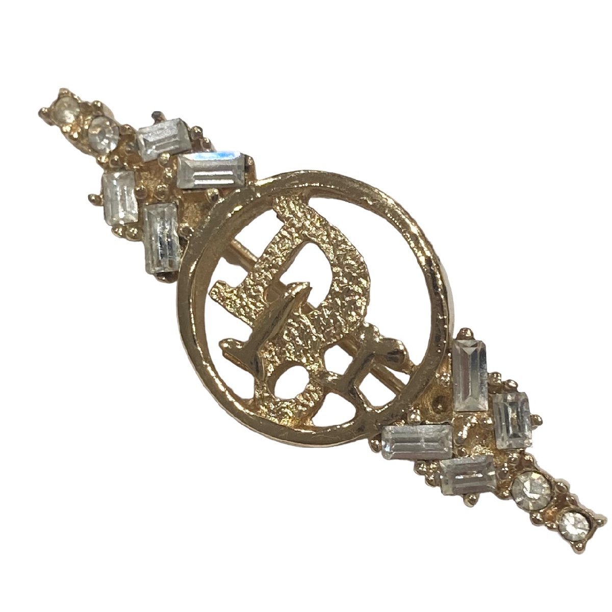 Dior ディオール ブローチ ゴールド ダイヤモチーフ ヴィンテージ アンティーク