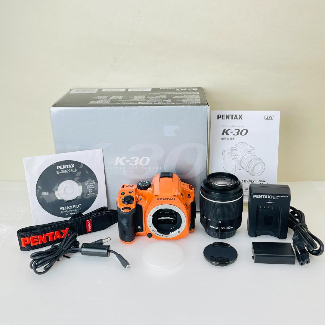 Pentax ペンタックス K-30 クリスタルオレンジ 高精細1628万画素 一眼