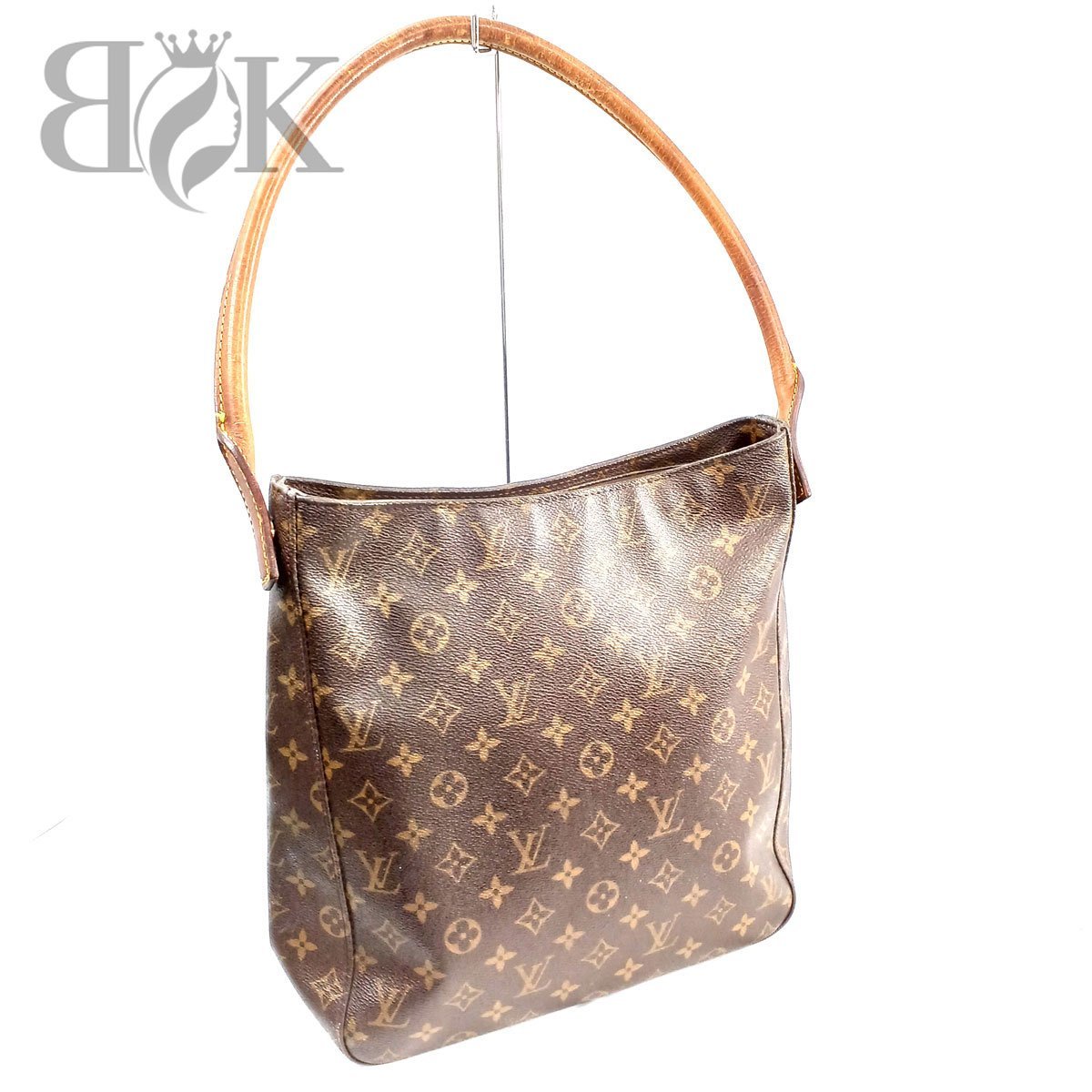 ルイヴィトン モノグラム ルーピング GM M51145 ハンドバッグ レディース 鞄 ヴィンテージ LOUIS VUITTON 中古 ★