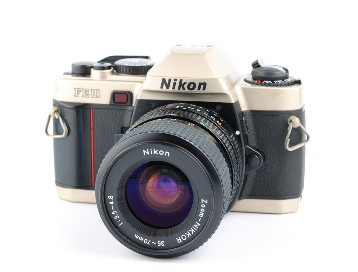 □Nikon FE10 フィルム一眼レフカメラ ズームレンズセット 機械式
