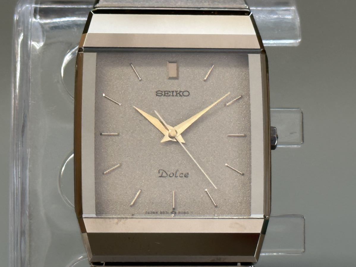 1円〜◇セイコー SEIKO ドルチェ Dolce タングステン S.S ゴールド
