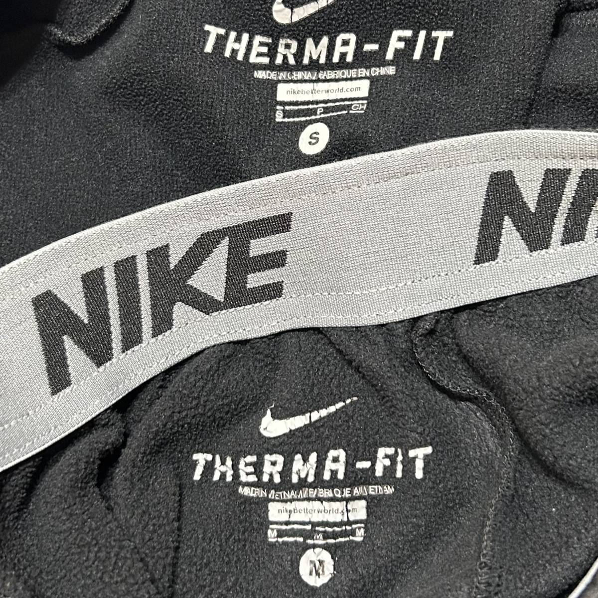 NIKE THERMA FIT セットアップジャージ パーカーS パンツM 黒 ブラック