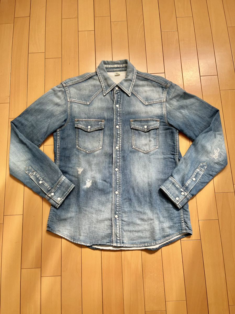 RonHerman☆デニムシャツ☆M☆ロンハーマンRHC☆スウェット地DENIM
