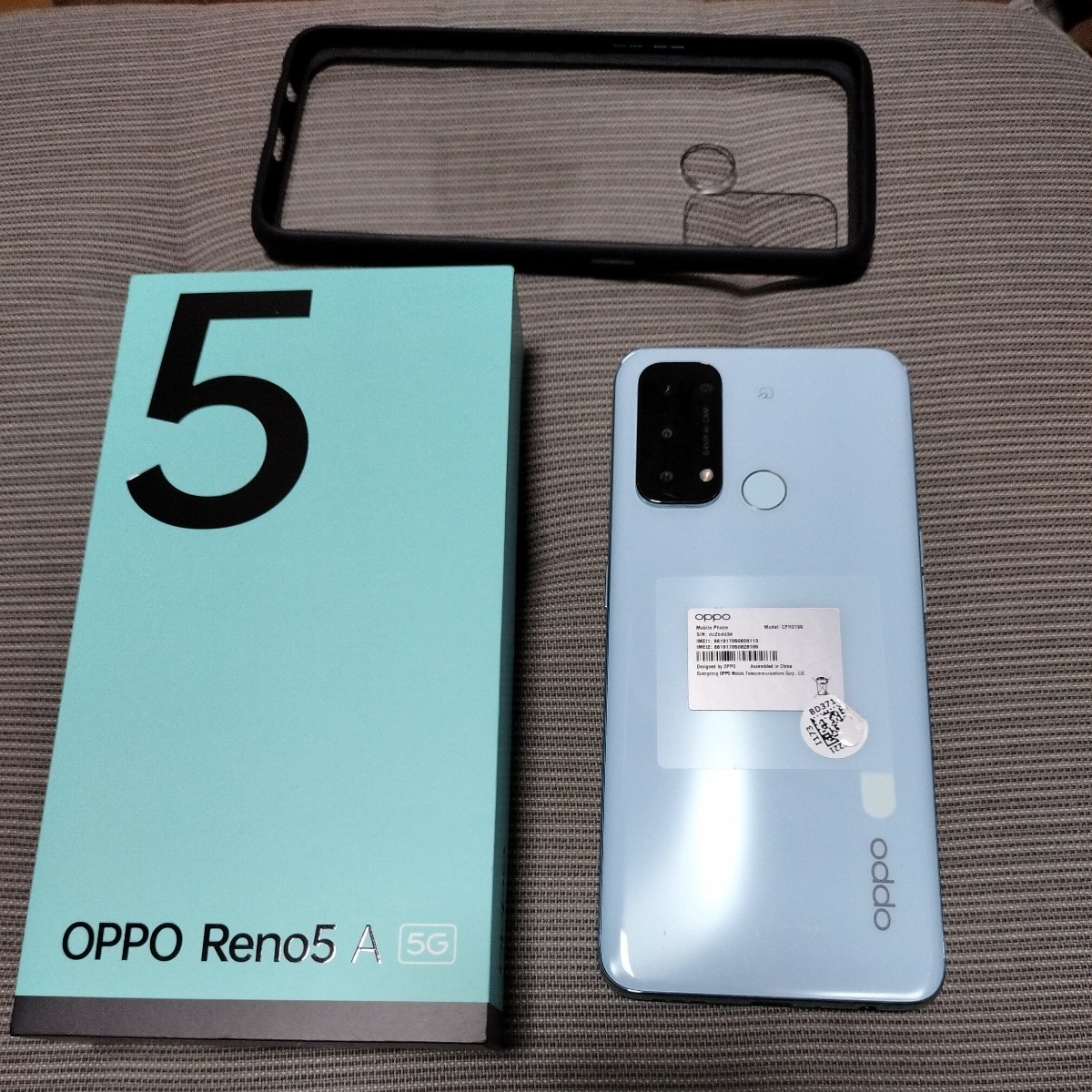 OPPO Reno 5a simフリー サブ機としてほぼ室内で使用していましたが