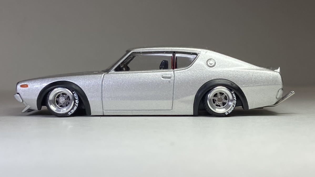 1/64 改 日産 スカイラインケンメリGT-R kpgc110 車高短 深リム
