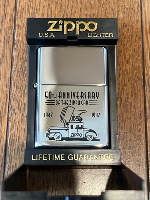 【希少】ZIPPO　ジッポーオイルライター　５０th ANNIVERSARY CAR モデル