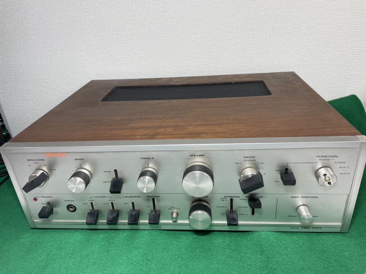 denon pma-500z 通電確認済み □FR261 DENON デノン PMA-500Z プリメインアンプ 通電確認OK 現状品