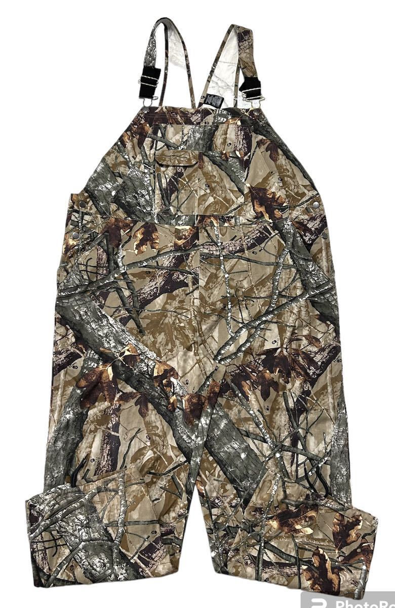 大きいサイズ 3XL アウトフィッターズ リッジ オーバーオール リアルツリー　　総柄 アメリカアウトドアブランド OUTFITTERS RIDGE 柳8471