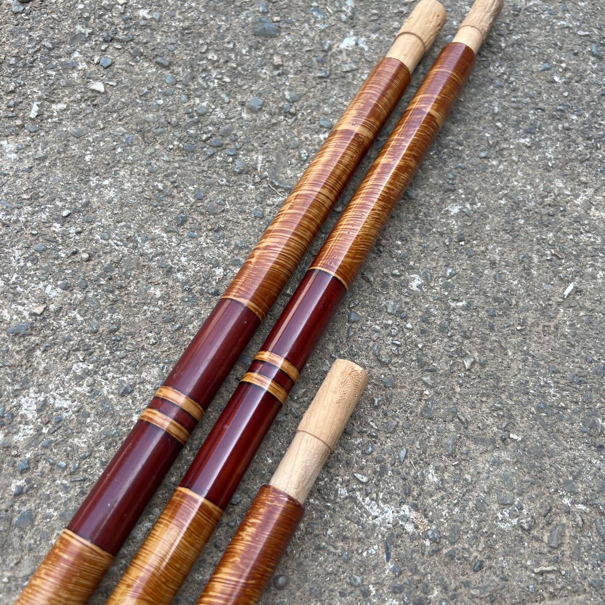 ヘラブナ竿 アウトドア・釣り・旅行用品 小節 竿掛け 玉の柄 セット