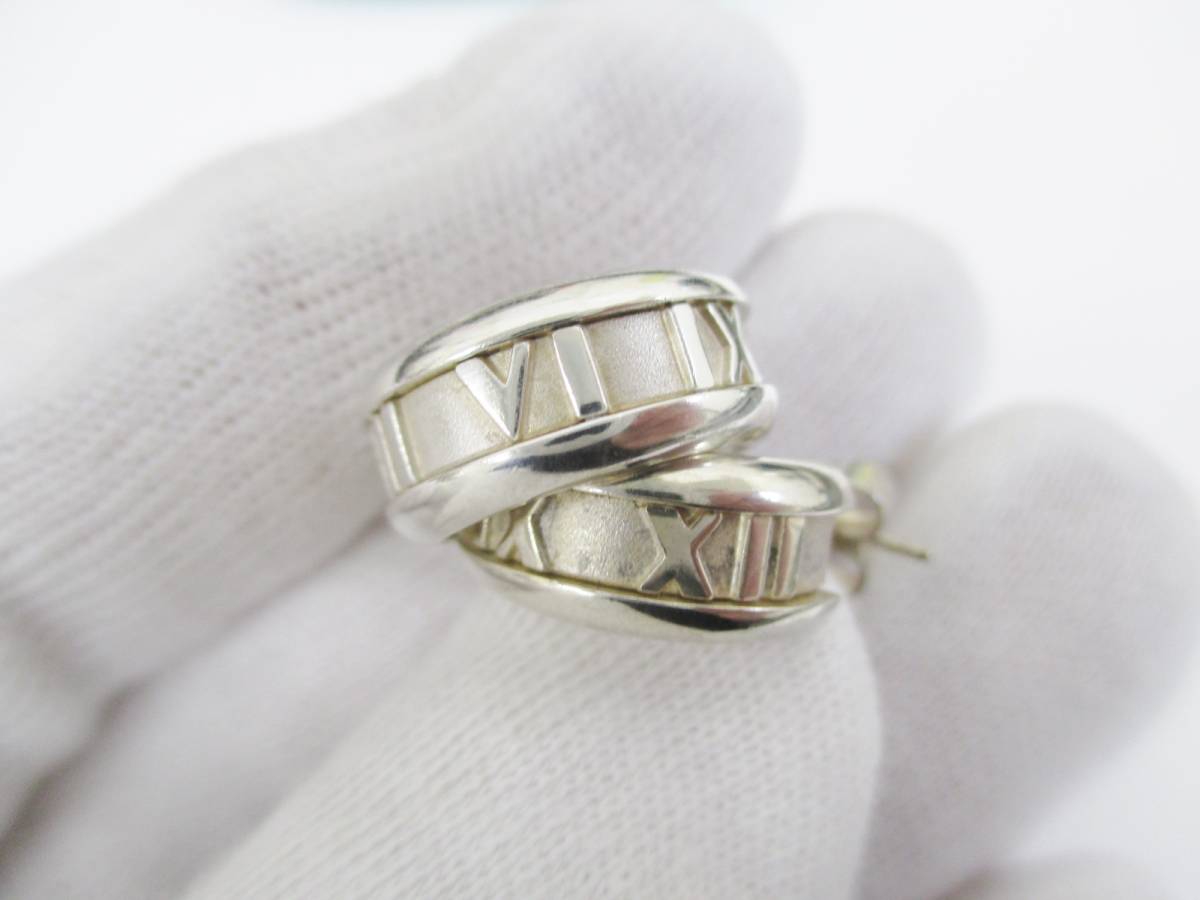 □1円～！TIFFANY&CO. ティファニー アトラス フープ ピアス SV925