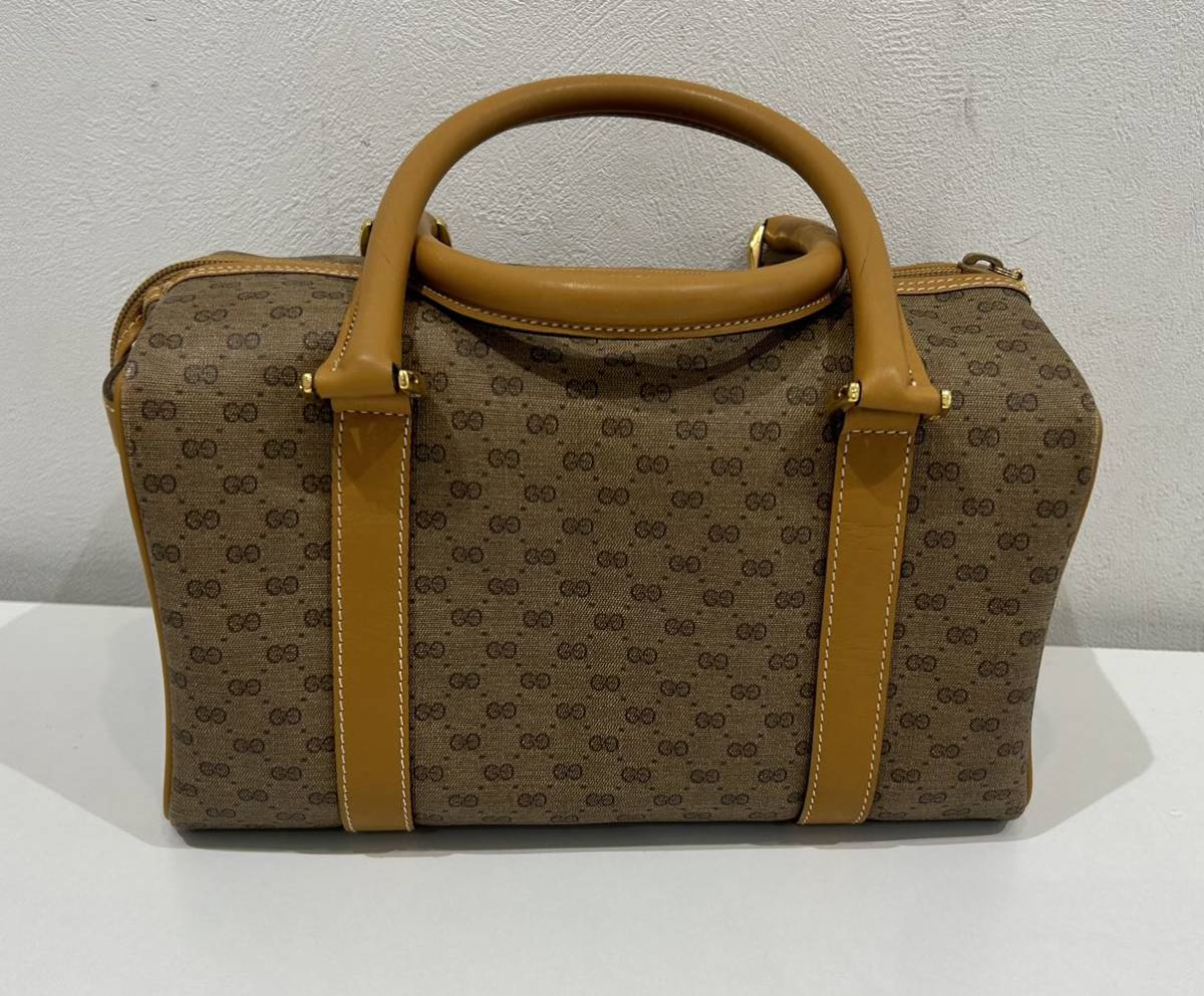 GUCCI マイクロGG ボストンバッグ オールドGUCCI ☆ GUCCI オールドグッチ グッチ マイクロGG ミニボストン