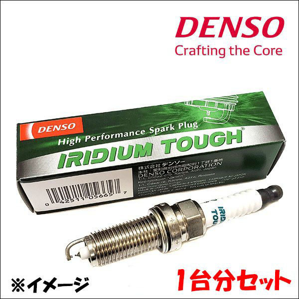 フィット・シャトルハイブリッド GP2 DENSO製 IRIDIUM TOUGH プラグ VFKH20 [5655] 8本 1台分