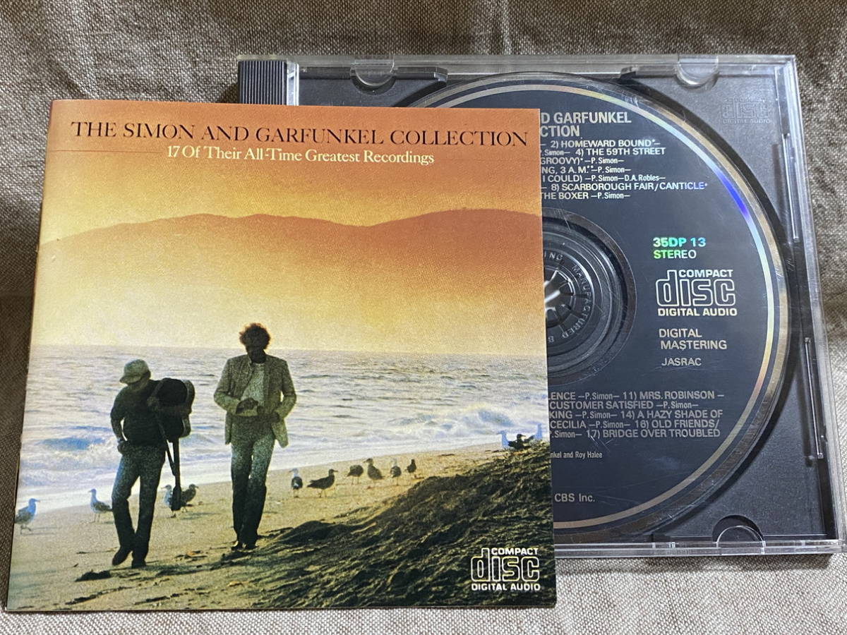 THE SIMON AND GARFUNKEL COLLECTION 35DP13 SONY刻印 国内初版 日本盤 税表記なし3500円盤