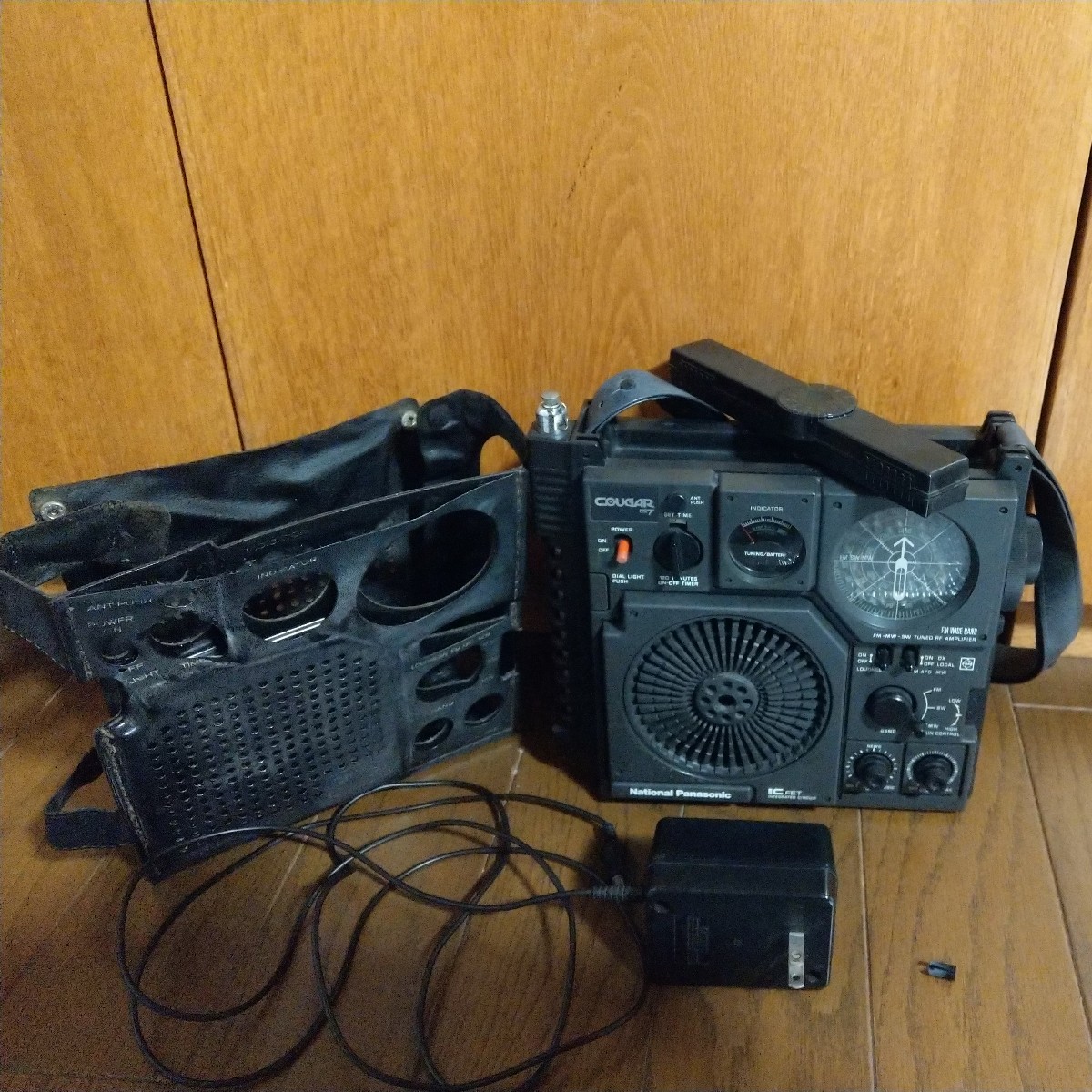 ナショナル RF-877 ラジオ クーガー№7 中古難有ジャンク品