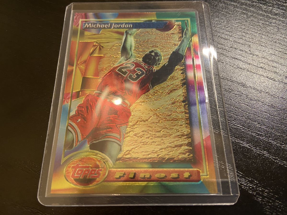 【1円スタート！】1993 Topps Finest Michael Jordan base #1