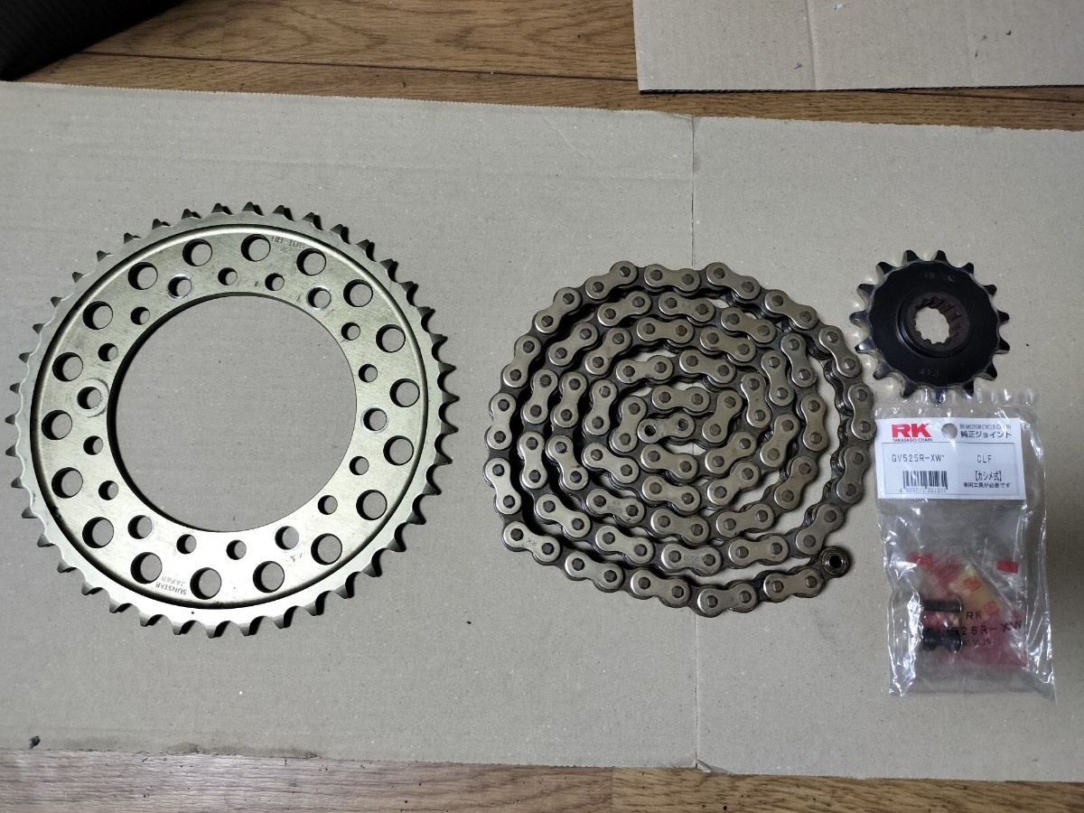未使用品 ZX-6R用 XAM製軽量スプロケット A5402 36T 525size W400 W650