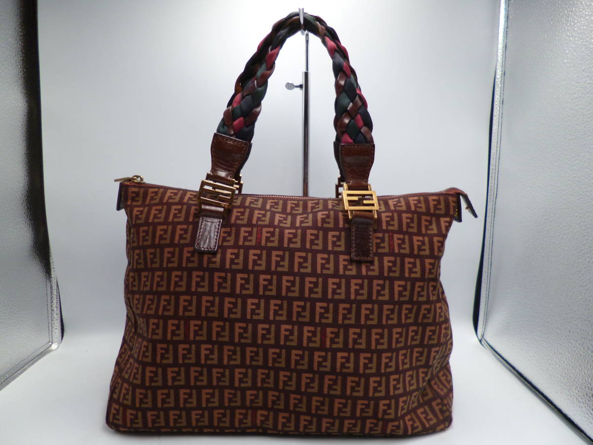 FENDI フェンディ ズッカ柄 ズッカ ズッキーノ ハンドバッグ FENDI フェンディ ズッカ柄 ズッカ ズッキーノ ハンドバッグ